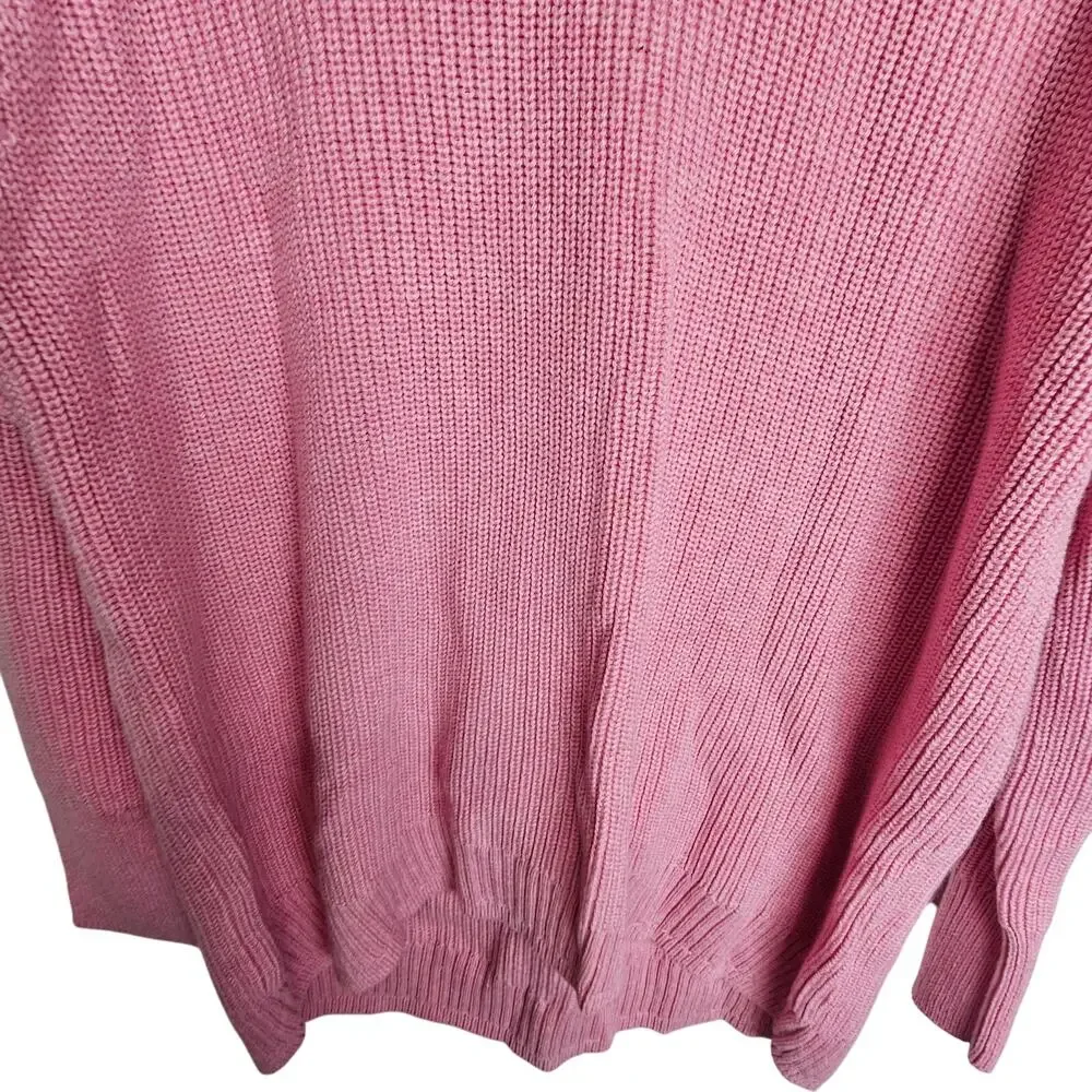 J. Crew Womens Cotton Cashmere Turtleneck Sweater S Classic Preppy Quiet Luxury